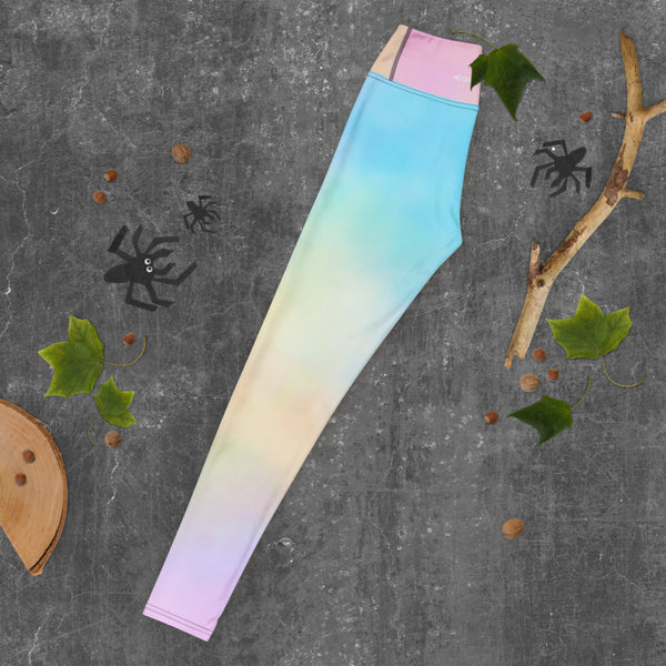 Pastel Pink Women's Yoga Leggings