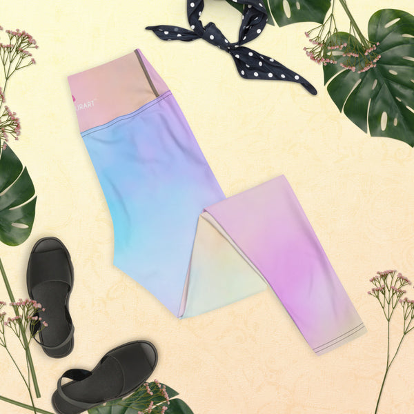 Pastel Pink Women's Yoga Leggings