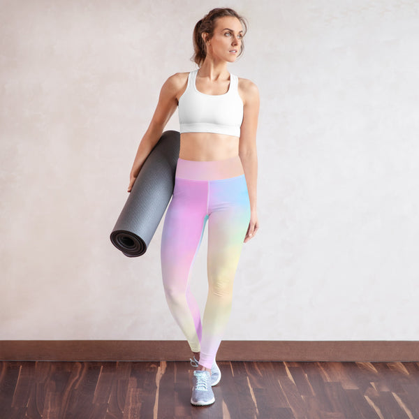 Pink Pastel Women's Yoga Leggings