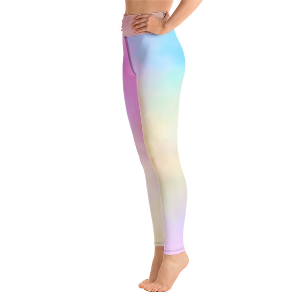 Pastel Pink Women's Yoga Leggings