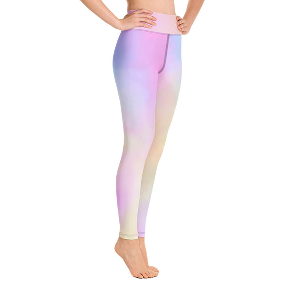 Pastel Pink Women's Yoga Leggings