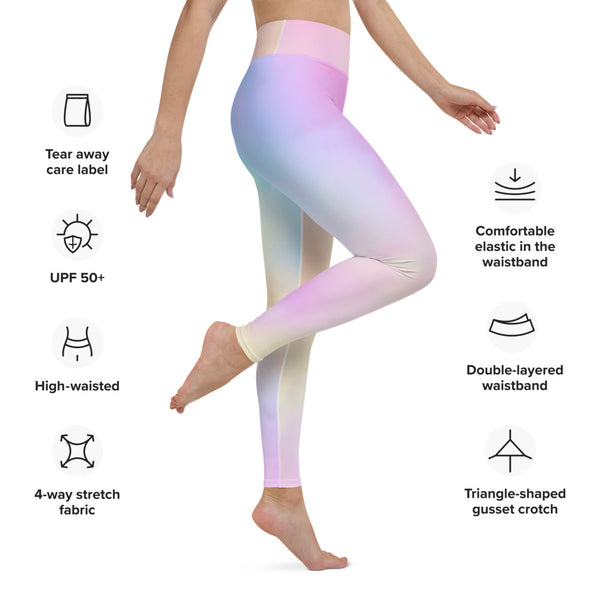 Pink Pastel Women's Yoga Leggings