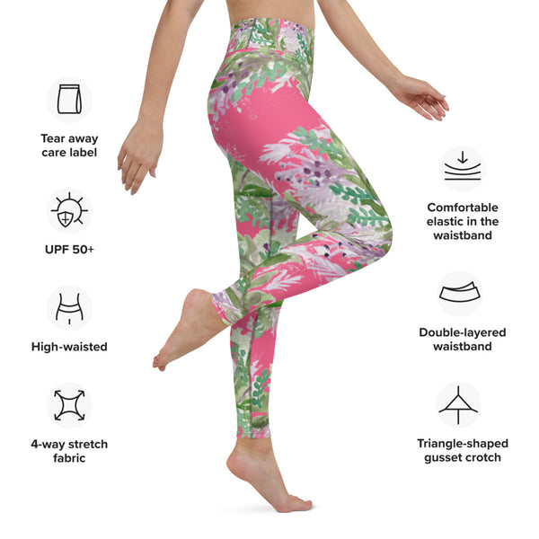 Pink Lavender Women's Yoga Leggings