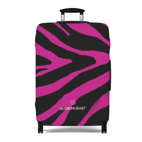 Pink Zebra Luggage Cover
