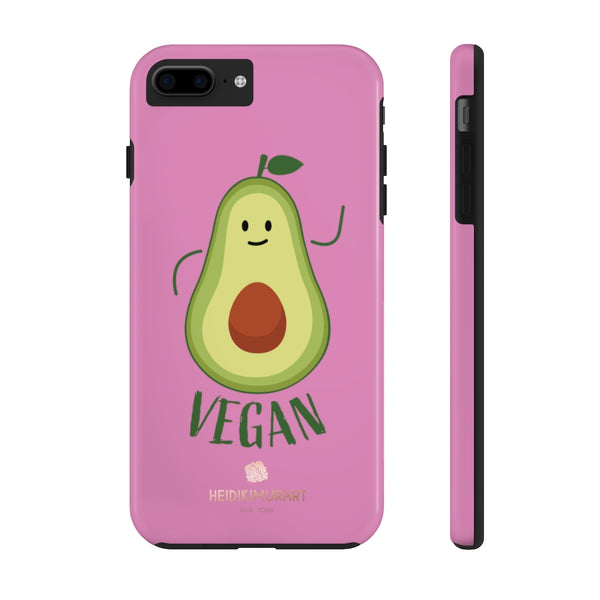 Cute Avocado Print Phone Case, Vegan Love Case Mate Tough Phone Cases-Made in USA - Heidikimurart Limited 
