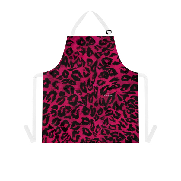 Hot Pink Leopard Print Apron