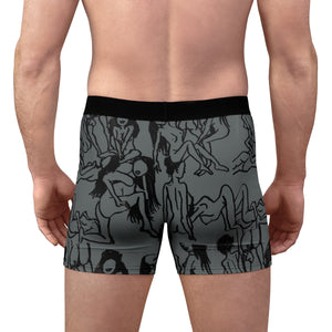 Mens Abstract Print Boxer Shorts, Mens Sports Underwear
