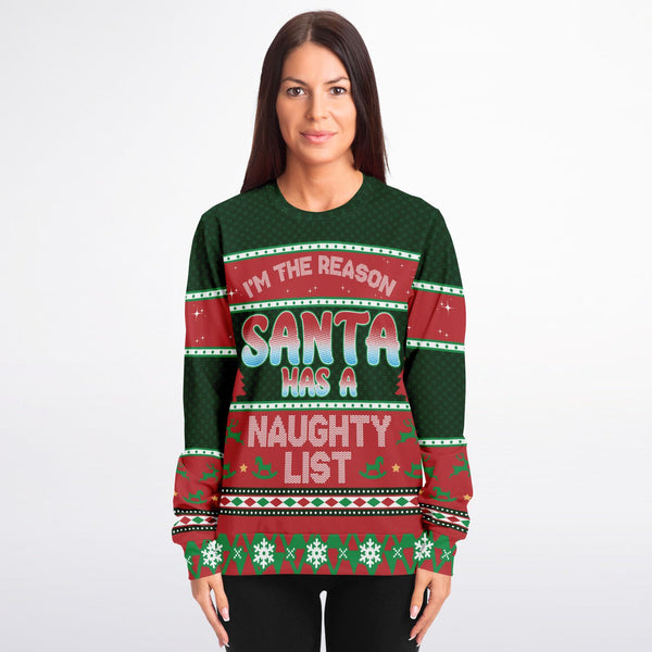 Naughty Christmas Unisex Sweatshirt