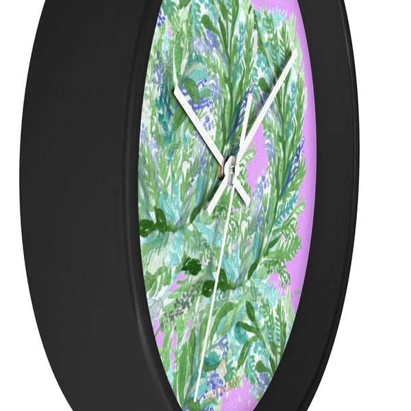 Girlie Soft Purple Pink French Lavender Indoor 10 in. Dia. Wall Clock - Made in USA-Wall Clock-Heidi Kimura Art LLC