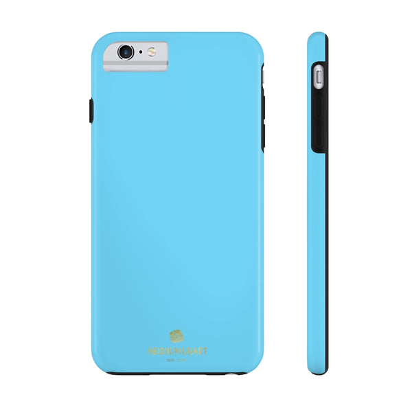 Blue Solid Color Phone Case, Modern Case Mate Tough Phone Cases-Made in USA - Heidikimurart Limited 