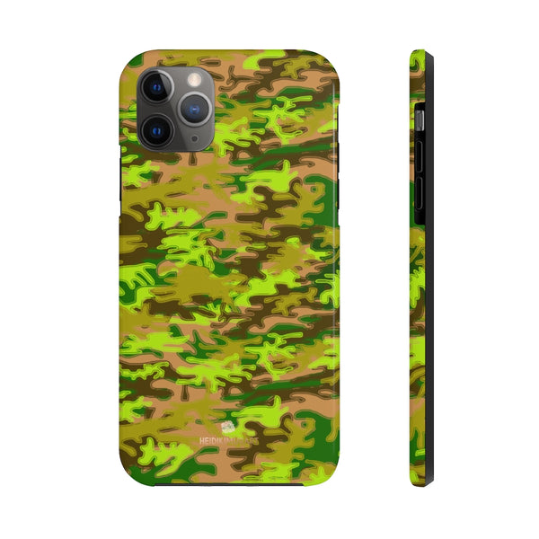 Army Green Camo iPhone Case, Case Mate Tough Samsung Galaxy Phone Cases-Phone Case-Printify-iPhone 11 Pro Max-Heidi Kimura Art LLC