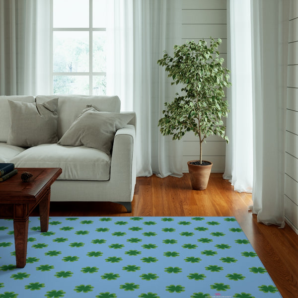 Blue Green Clover Dornier Rug