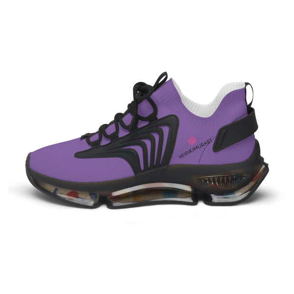 Light Purple Women's Mesh Sneakers, Solid Light Purple Color Mesh Sneakers For Women (US Size: 5.5-12)