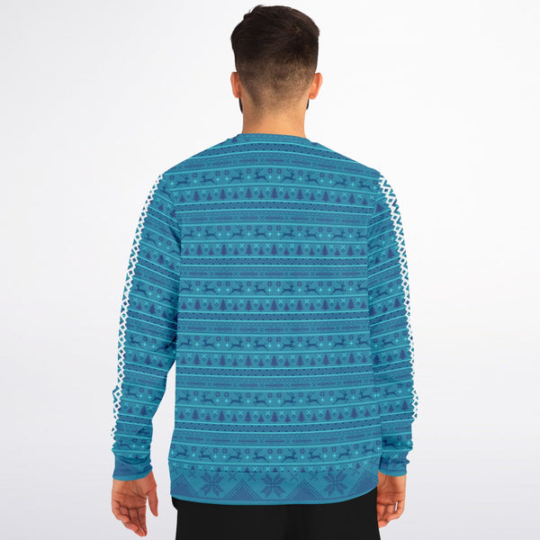 Blue Christmas Sweatshirts For Adults