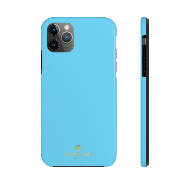 Blue Solid Color Phone Case, Modern Case Mate Tough Phone Cases-Made in USA - Heidikimurart Limited 