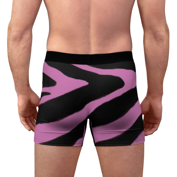 Pink Zebra Men's Boxer Briefs