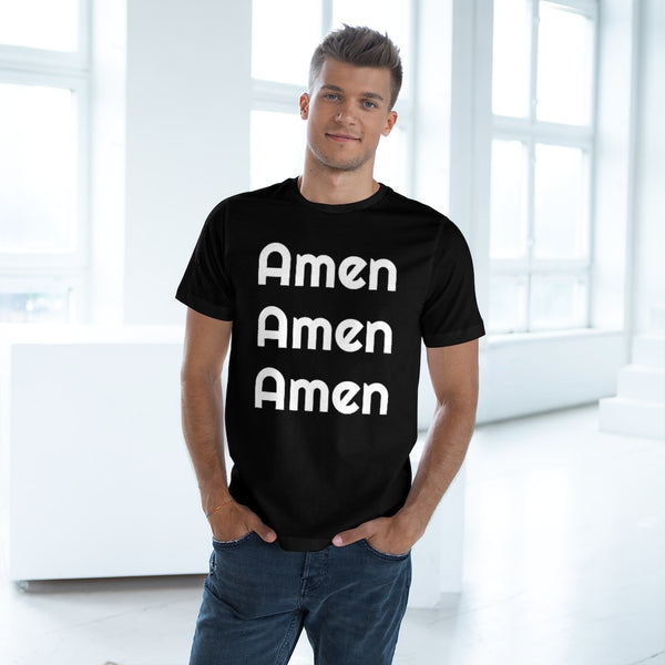 Amen Christian Unisex Tee, Best Unisex Deluxe Christian Religious T-shirt For Men or Women (US Size: XS-3XL)