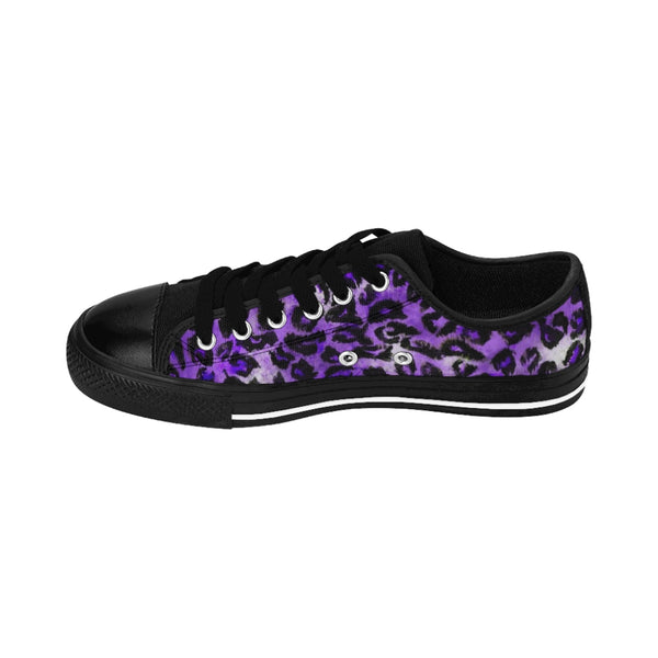 Purple Animal Print Women's Sneakers