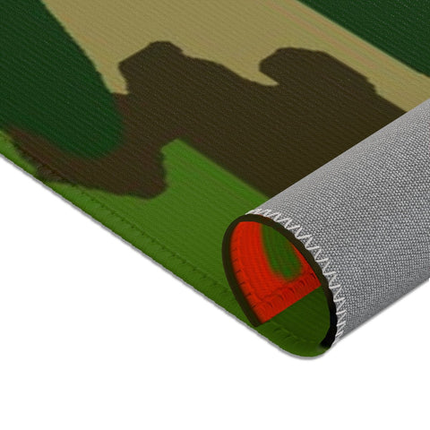 Camouflage Army Military Print Designer 24x36, 36x60, 48x72 inches Area Rugs-Area Rug-Heidi Kimura Art LLC