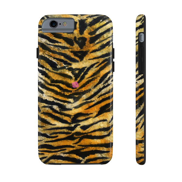 Tiger Stripe Phone Case, Animal Print Designer Case Mate Tough Phone Cases-Made in USA - Heidikimurart Limited 