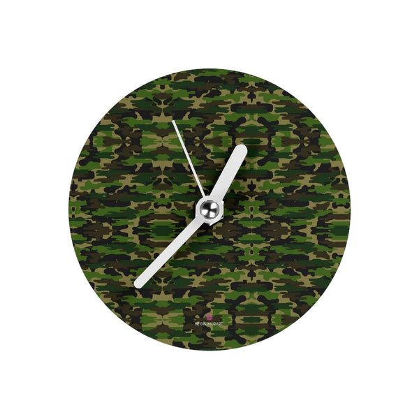 Camo Print Fun Wall Clocks