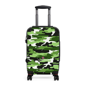 Custom Chevron & Fall Flowers Kids 2-Piece Luggage Set - Suitcase