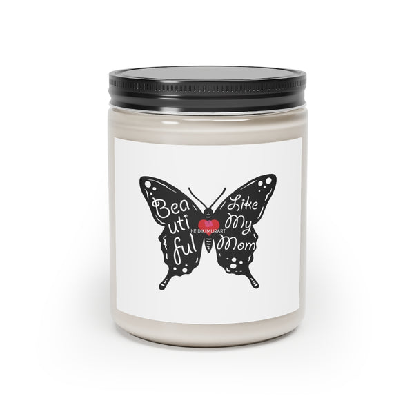 Mom Day Soy Wax Candle, 9oz Best Vanilla or Cinnamon Stick Candle In A Glass Container For Mothers - Made in the USA