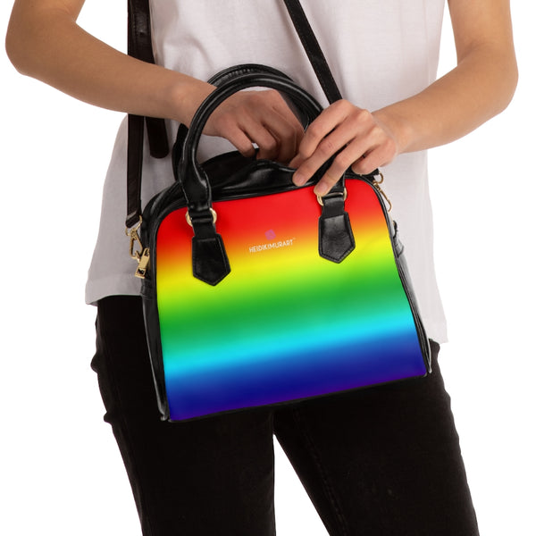 Rainbow Ladies' Shoulder Handbag