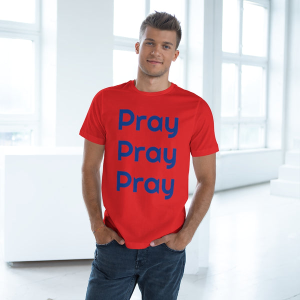 Pray Christian Unisex Tee, Best Unisex Deluxe Christian Biblical Regular Fit Cotton T-shirt For Men or Women (US Size: XS-3XL)