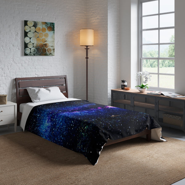 Galaxy Print Luxury Designer Best Comforter For King/Queen/Full/Twin-Comforter-Heidi Kimura Art LLC