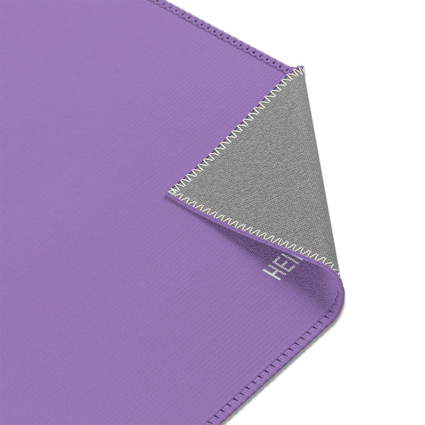 Pastel Purple Designer Area Rugs, Best Simple Solid Color Print Designer 24x36, 36x60, 48x72 inches Machine Washable Strong Durable Anti-Slip Polyester Non-Woven Area Rugs-Printed in the USA