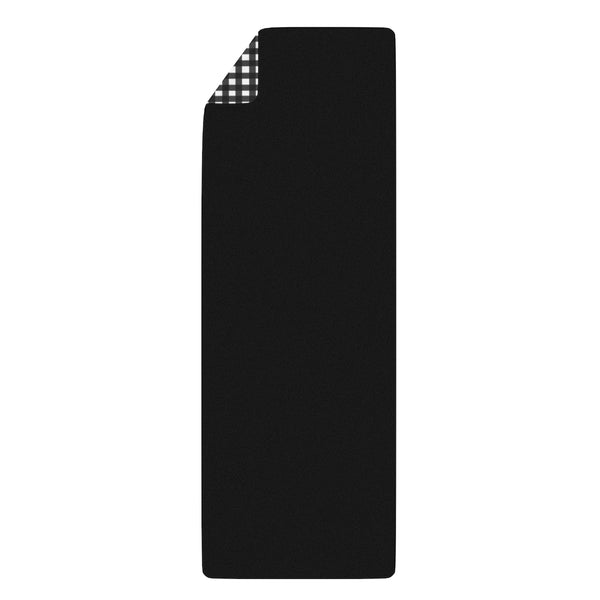 Black Buffalo Rubber Yoga Mat - Printed in USA (Size: 24” x 68”)