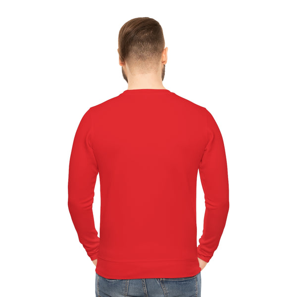 Red Color Lightweight Men's Sweatshirt