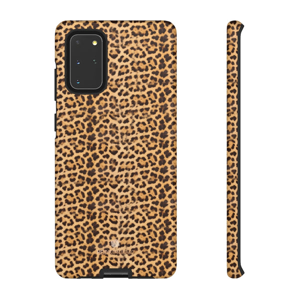 Leopard Animal Print Tough Cases, Designer Phone Case-Made in USA-Phone Case-Printify-Samsung Galaxy S20+-Glossy-Heidi Kimura Art LLC