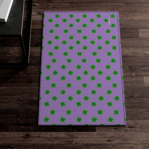 Purple Green Clover Dornier Rug