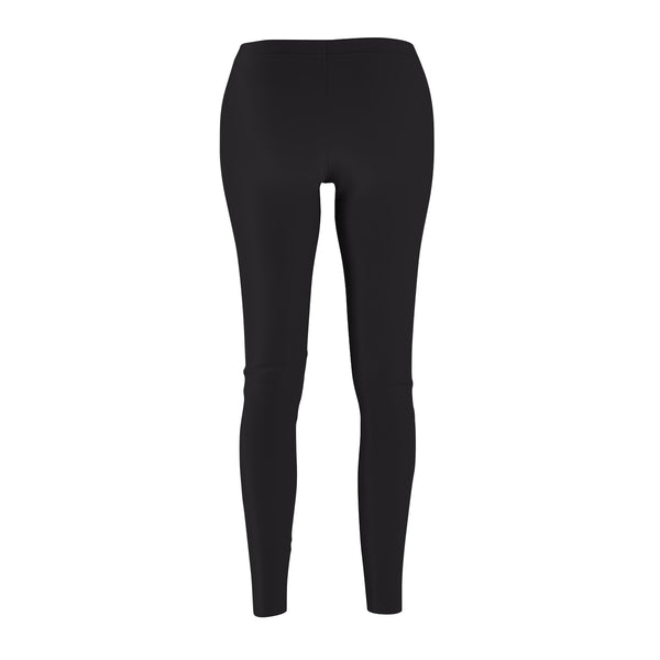 Dark Grey Classic Solid Color Women's Casual Leggings, Fashion Tights - Made in USA-Casual Leggings-Heidi Kimura Art LLC