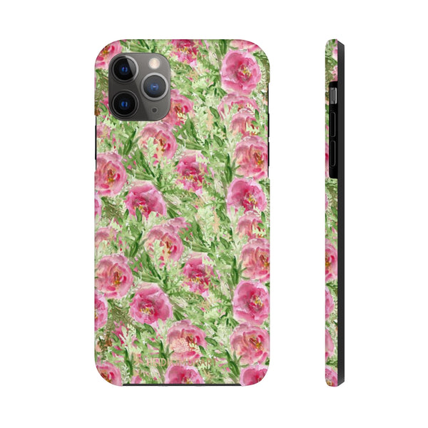 Red Rose Floral Phone Case, Flower Print Case Mate Tough Phone Cases-Made in USA - Heidikimurart Limited 