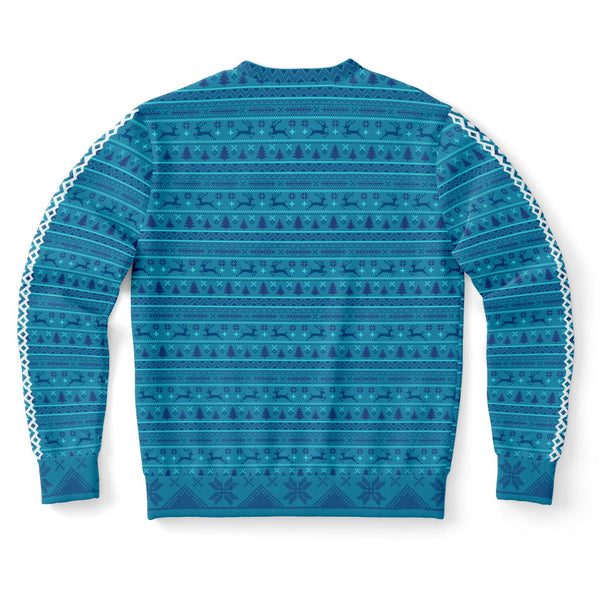 Blue Christmas Sweatshirts For Adults