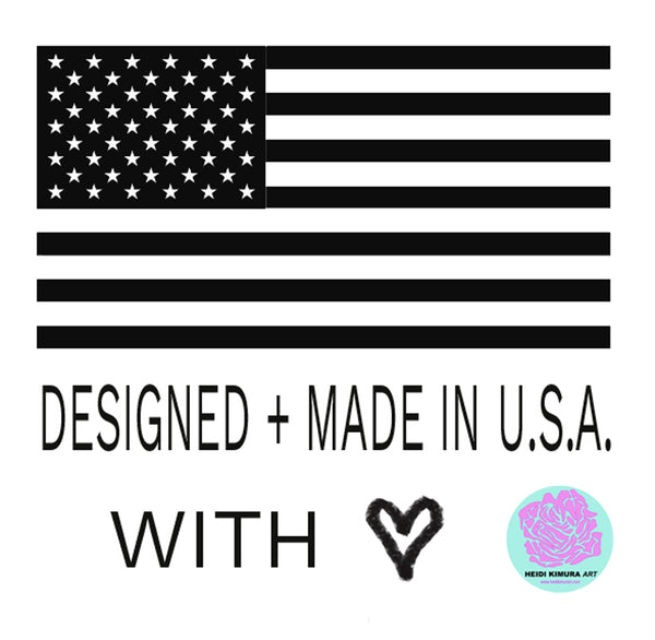 Black Star Pattern White Print Unisex Designer 15"x17" Premium Drawstring Bag-Made in USA/EU-Drawstring Bag-Heidi Kimura Art LLC