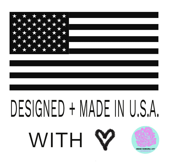 Women's Black & Blue Tiger Stripe Animal Print Fitted Leggings- Made in USA-Leggings-Heidi Kimura Art LLC