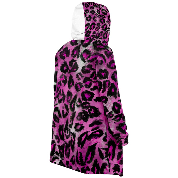 Red Leopard Unisex Cloak Jacket - Heidikimurart Limited 
