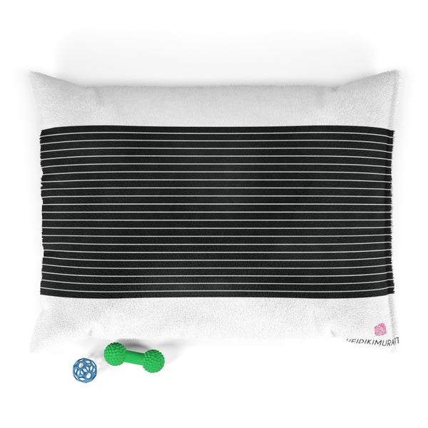 Black Striped Pet Bed - Heidikimurart Limited 