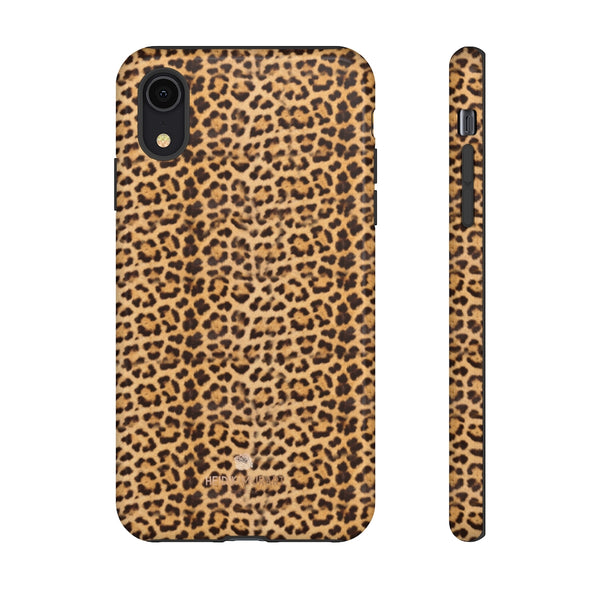 Leopard Animal Print Tough Cases, Designer Phone Case-Made in USA-Phone Case-Printify-iPhone XR-Glossy-Heidi Kimura Art LLC