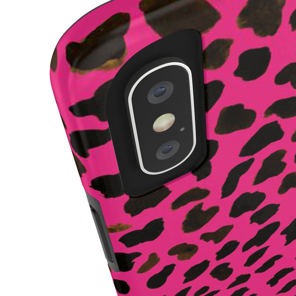 Hot Pink Cheetah Animal Print Phone Case, Case Mate Tough Phone Cases-Made in USA - Heidikimurart Limited 
