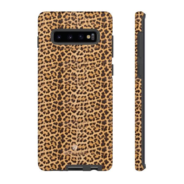 Leopard Animal Print Tough Cases, Designer Phone Case-Made in USA-Phone Case-Printify-Samsung Galaxy S10 Plus-Matte-Heidi Kimura Art LLC