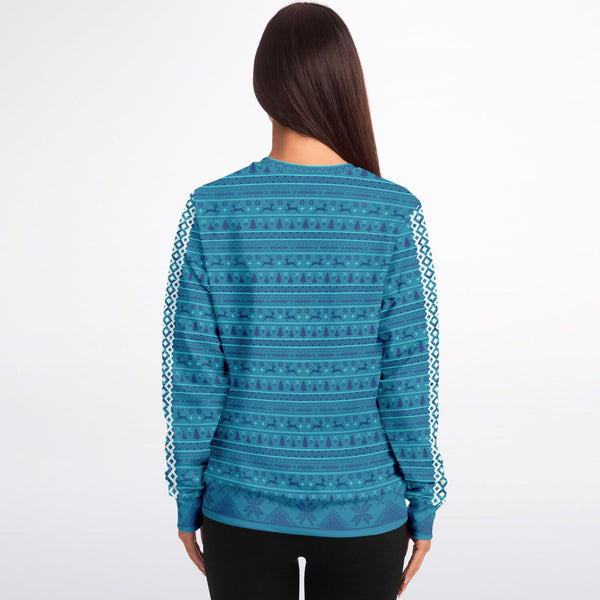 Blue Christmas Sweatshirts For Adults