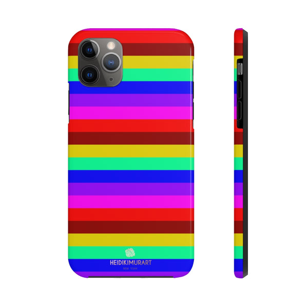 Gay Pride Colourful iPhone Case, Case Mate Tough Samsung Galaxy Phone Cases-Phone Case-Printify-iPhone 11 Pro Max-Heidi Kimura Art LLC