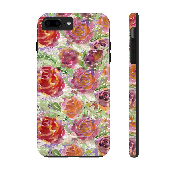 Pastel Purple Garden Rose Floral Print Phone Case, Flower Case Mate Tough Phone Cases-Made in USA - Heidikimurart Limited 