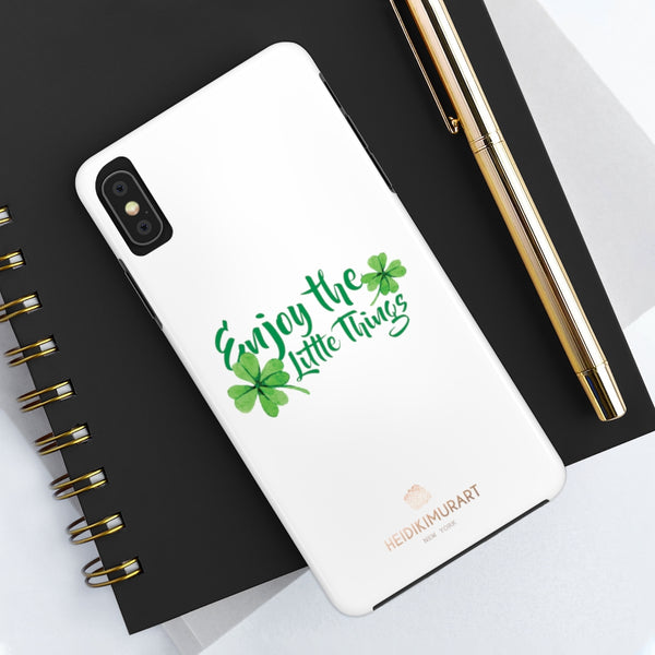 Motivational Saying Print Phone Case, Leaf Case Mate Tough Phone Cases-Made in USA - Heidikimurart Limited 