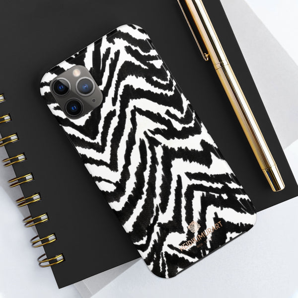 Zebra Print Phone Case, Animal Print Case Mate Tough Phone Cases-Made in USA - Heidikimurart Limited 